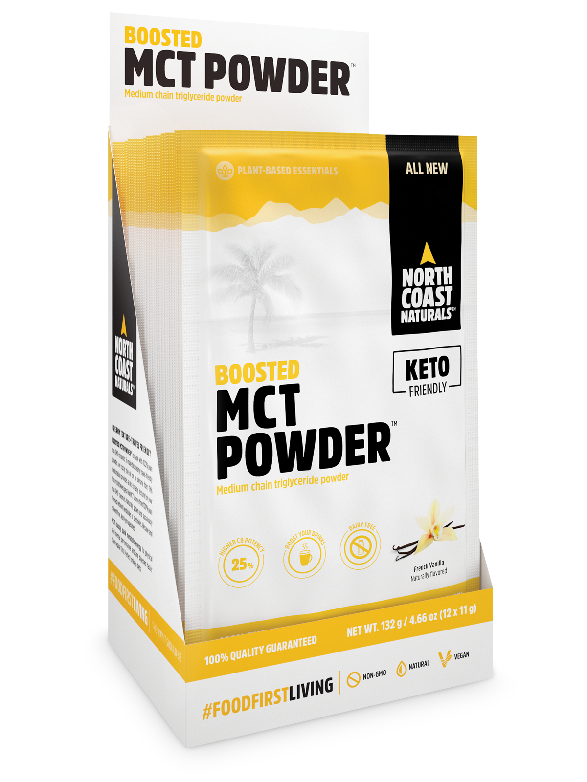 Boosted MCT Powder - 12 x 11g - French Vanilla