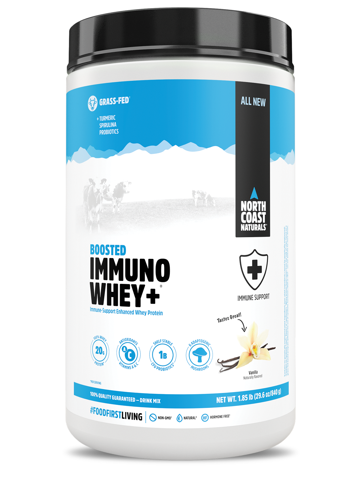 Boosted Immuno Whey - 840g - Vanilla
