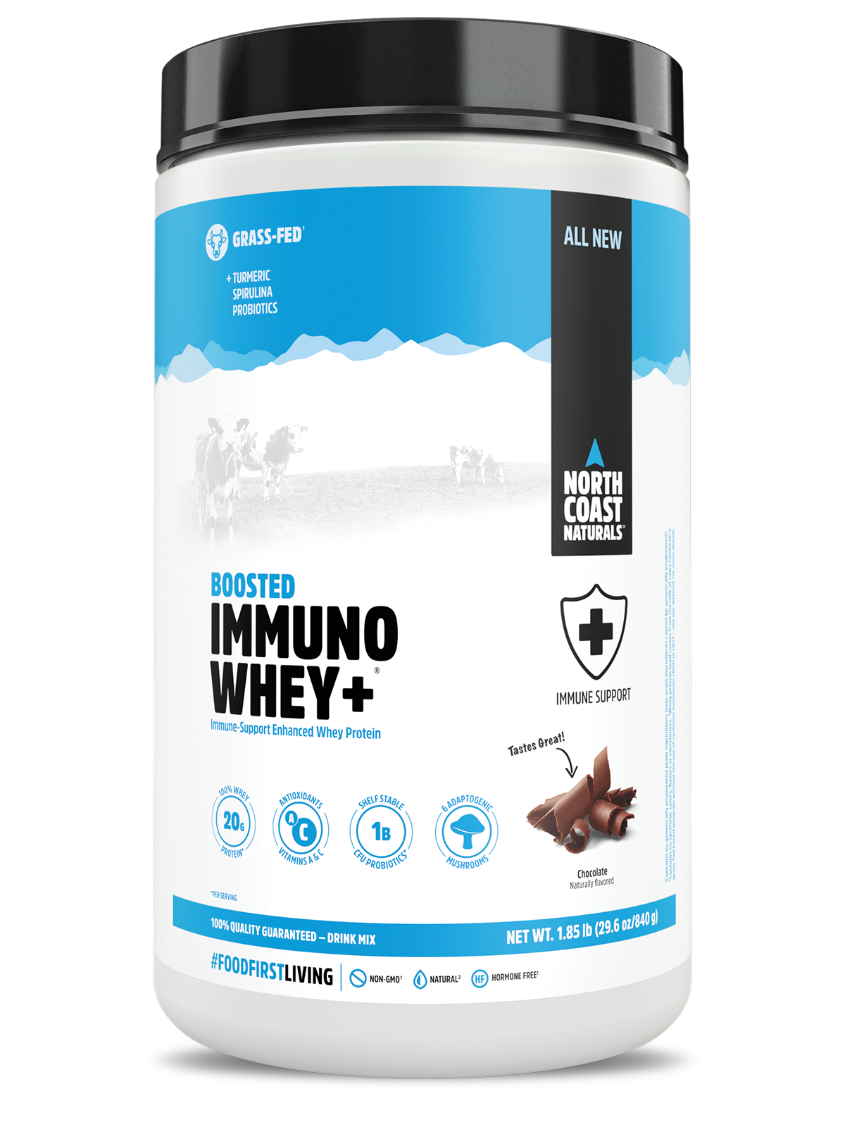 Boosted Immuno Whey - 840g - Chocolate